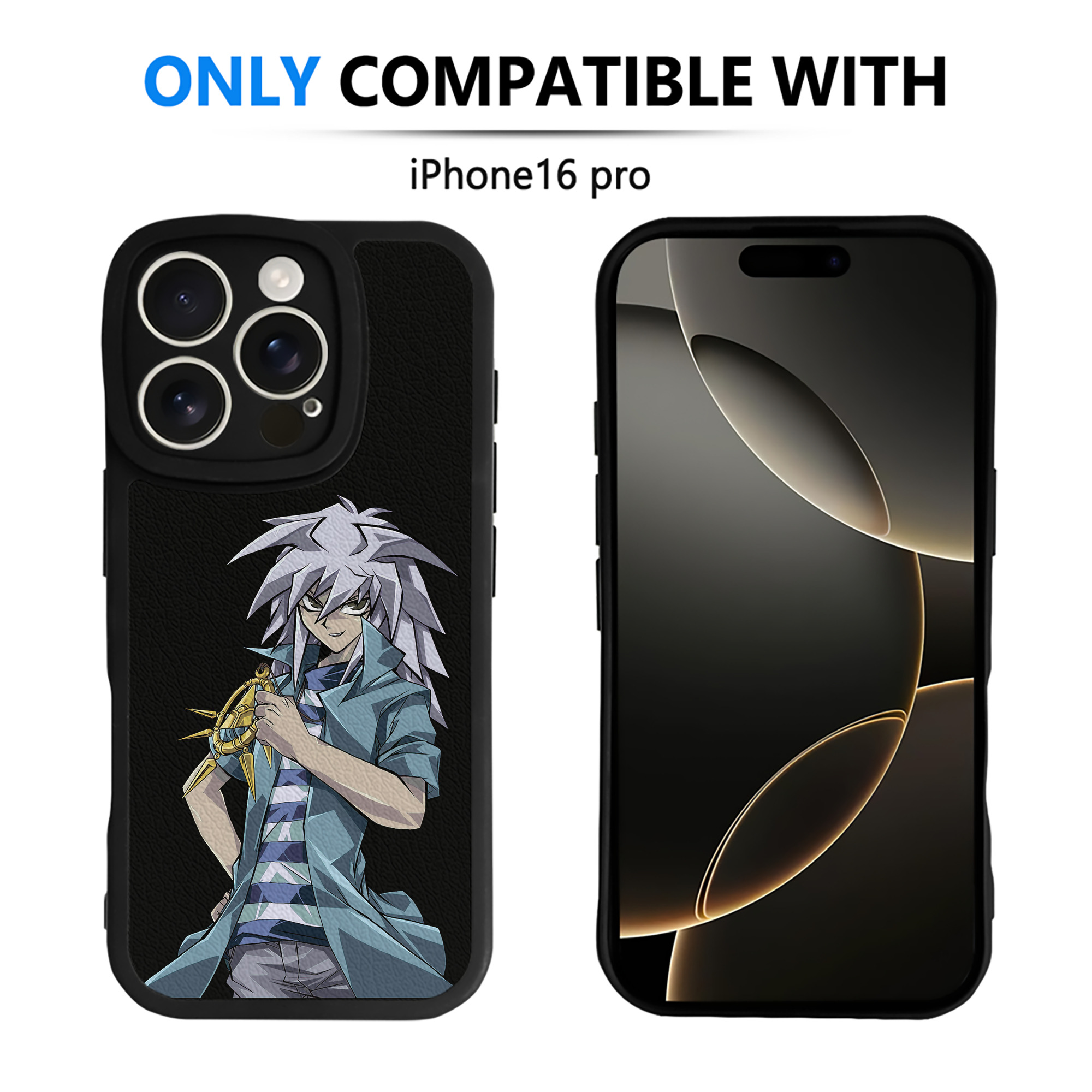 遊☆戯☆王 Yu-Gi-Oh! 【iPhone 16シリーズ対応】シリコンスマホケース（レザー調） 材質：シリコン